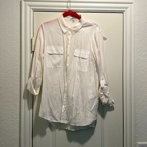 Express women’s white blouse size medium